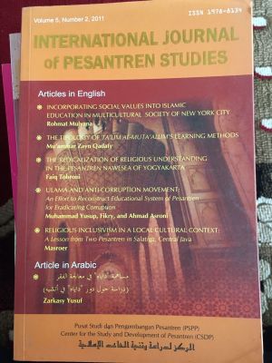 International Journal of Pesantren Studies (Vol 5 No 2 2011)