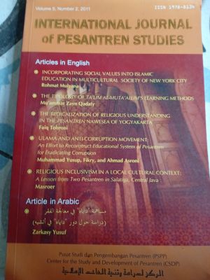 International journal of pesantren studies