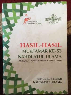 Hasil-Hasil Mukhtamar Ke-33 Nahdlatul Ulama