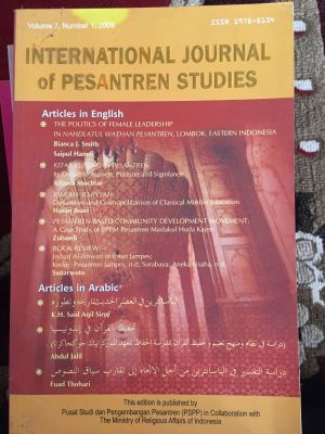 International Journal of Pesantren Studies (Vol 3 No 1 2009)